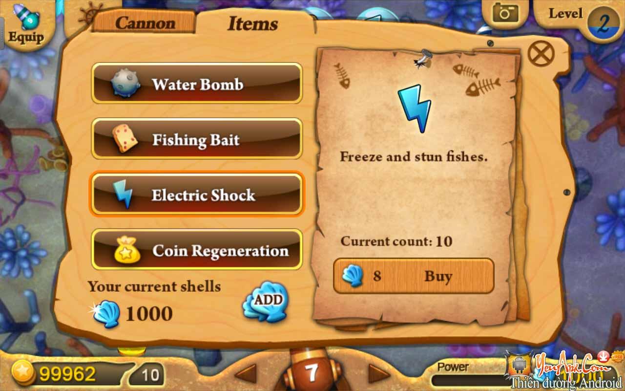 Hack Fishing Diary mod full tiền cho Android - Game Bắn Cá Offline