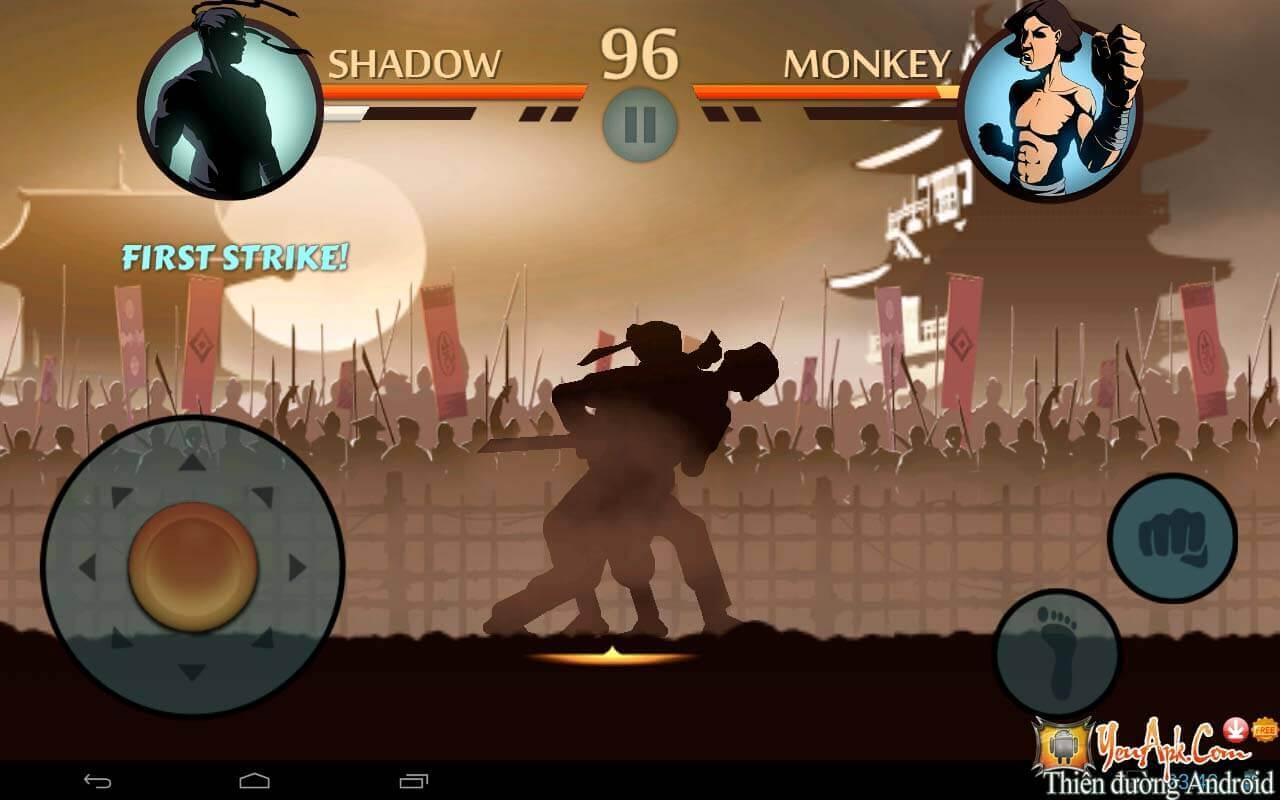 Shadow Fight 2 hack level, hack full tiền, kim cương cho Android